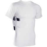Lilcreek Men's Concealed Carry T-Shirts, Gun Holsters Shirt for Pistols,Compression CCW Tactical Clothing for Men