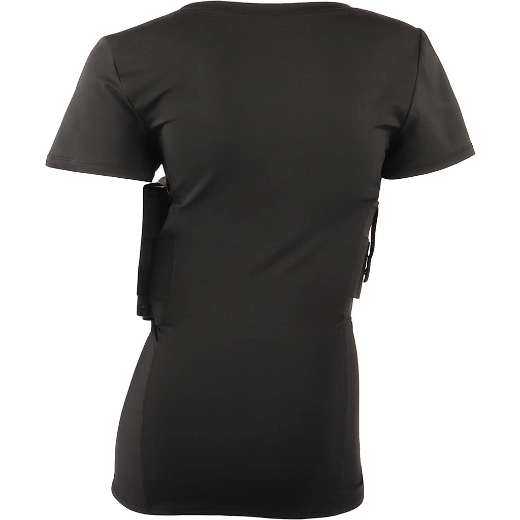 Lilcreek Women's Concealed Carry T-Shirt, Concealment Scoop Neck Shirt